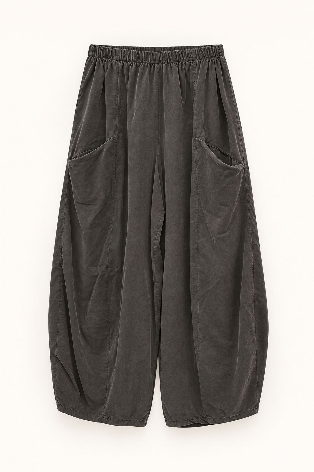 Charcoal Relaxed Pocket Trousers